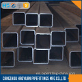 Tubo rectangular de sección hueca recocido negro galvanizado